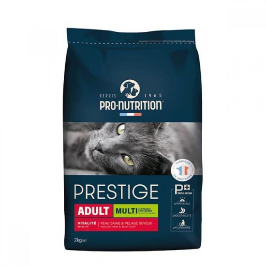 Pro Nutrition Prestige Adult Multi Yetişkin Tavuklu ve Sebzeli Kedi Maması 10Kg