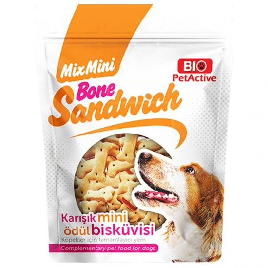 Bio Pet Active Mix Mini Bone Köpek Ödül Bisküvisi 200 gr