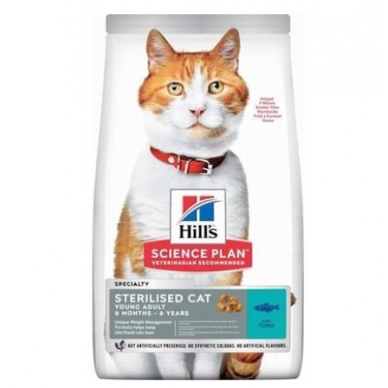 Hills Sterilised Ton Balıklı Kısırlaştırılmış Yetişkin Kedi Maması 10 KG