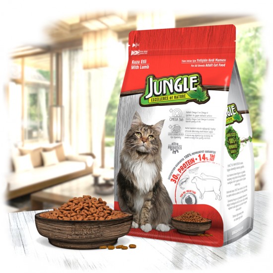 Jungle 1,5 kg Kuzulu Yetişkin Kedi Maması
