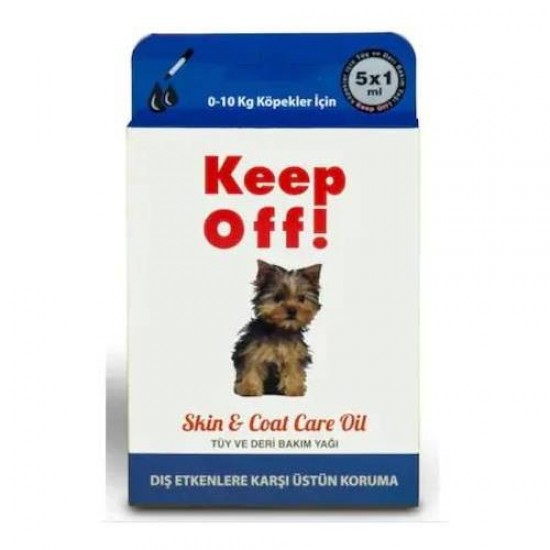 Keep Off 0-10 kg (Küçük Irk) Yavru Köpek Dış Parazit Damlası 5x1 ml
