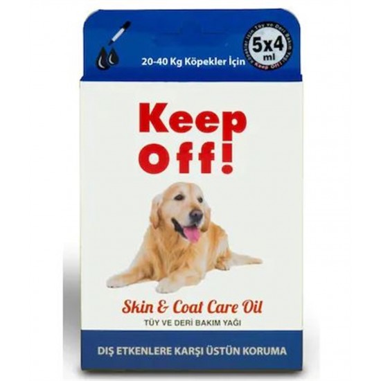 Keep Off 20-40 kg (Büyük Irk) Köpek Dış Parazit Damlası 5x4 ml