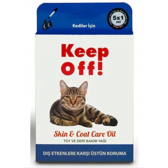 Keep Off Kedi Dış Parazit Damlası 5x1 ml