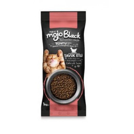 Mycat Mojo Black Yavru Kedi Maması 1kg