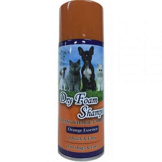 Natura Pet Dry Foam Shampoo Kedi Köpek Kuru Köpük Şampuan 250 Ml