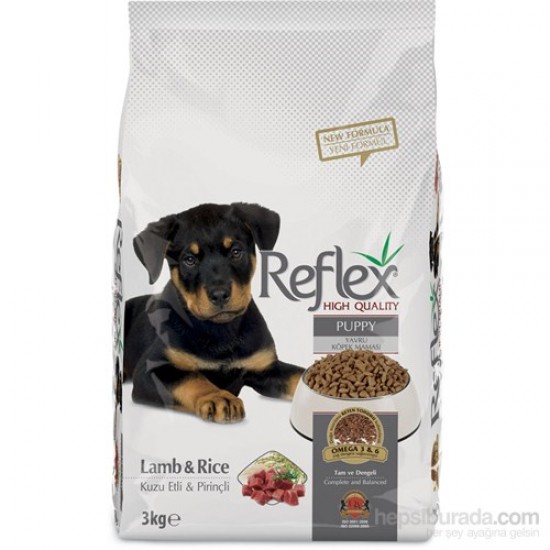 Reflex Kuzu Etli & Pirinçli Yavru Köpek Maması 3 Kg