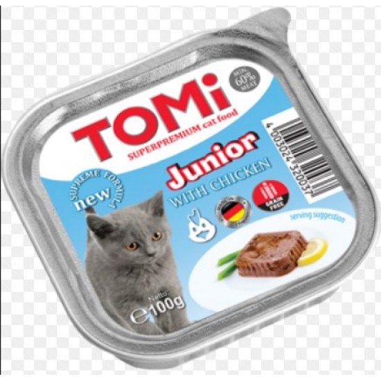 Tomi Junior Tavuklu Yavru Kedi Konservesi 100gr