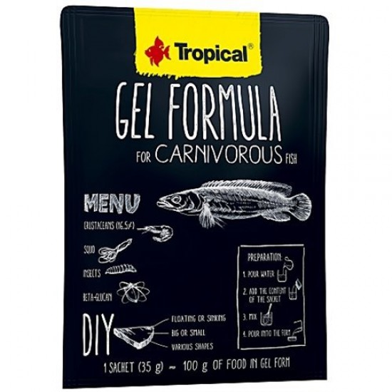 Tropical Gel Formula Carnivorous 35gr Etçil
