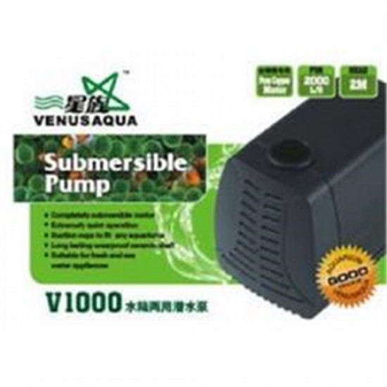 Venusaqua V1000 Sump Motoru 2000L/H 40W